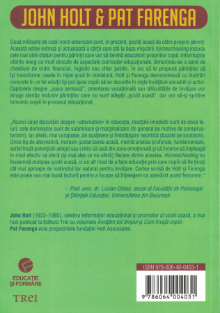 Homeschooling . Tot ce voiai sa stii despre scolarizarea la domiciliu - John Holt - Pat Farenga [1]