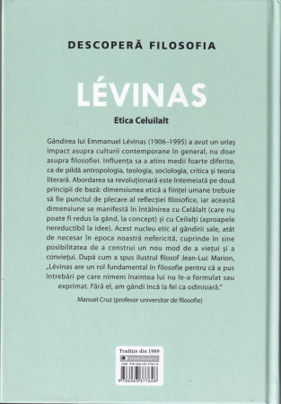 Levinas. Etica Celuilalt. Descopera Filosofia [1]