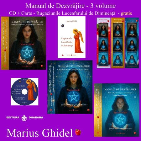 Spiritualitate - Manual de dezvrăjire - set 3 volume + (Carte și CD audio mp3 - Rugaciunile Luceafarului de Dimineata - Gratuit)