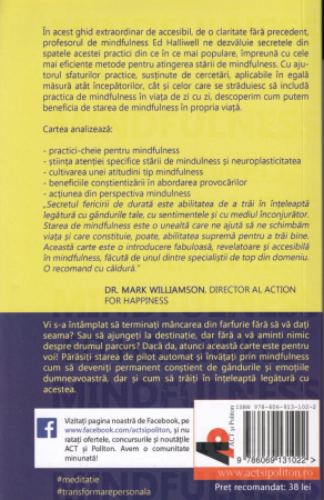 Mindfulness. Cum sa traiesti bine dand dovada de atentie [1]