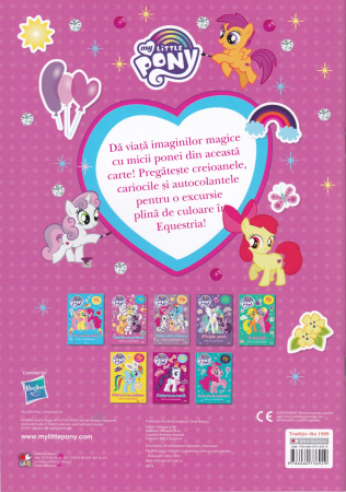 My Little Pony. Coloram cu prietenii. Carte cu autocolante [1]