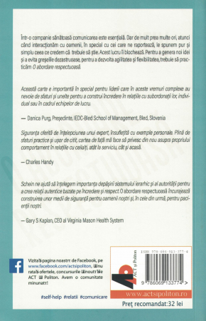 O abordare respectuoasa - Edgar H. Schein [1]