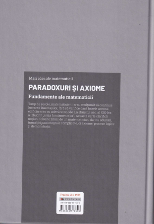 Paradoxuri si axiome. Fundamente ale matematicii [1]