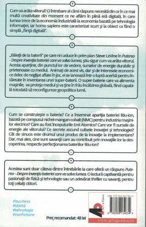 Puterea. Despre inventia bateriei care va salva lumea - Steve Levine [1]