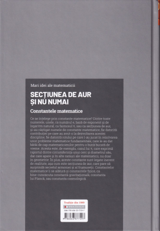 Sectiunea de aur si nu numai. Constantele matematice [1]