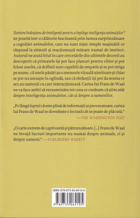 Suntem indeajuns de inteligenti pentru a intelege inteligenta animalelor. O carte remarcabila [1]