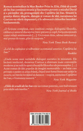 Zilele de scoala ale lui Isus - J.M. Coetzee [1]