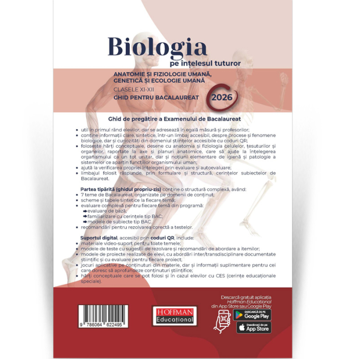 Biologia pe înțelesul tuturor – Ghid pentru Anatomie & Fiziologie Umana, Genetica & Ecologie Umana Bacalaureat 2026 [2]