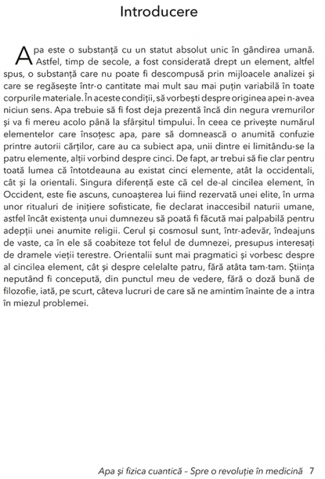 Apa si Fizica Cuantica. Catre o revolutie in medicina de Marc Henry [2]