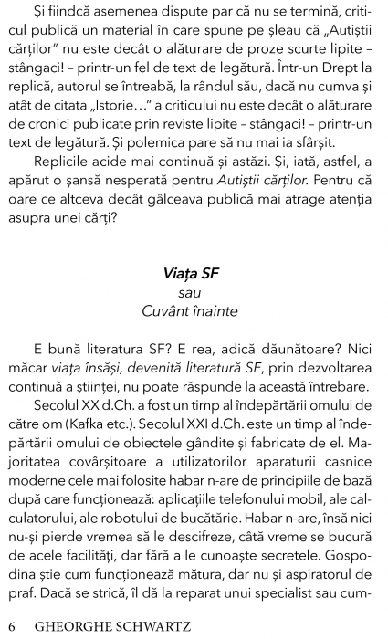 Autistii Cartilor de Gheorghe Schwartz [3]