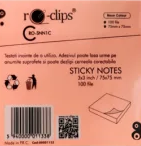 Bloc Notes Adeziv 75x75 mm - Culori Neon - Ro-Clips [2]
