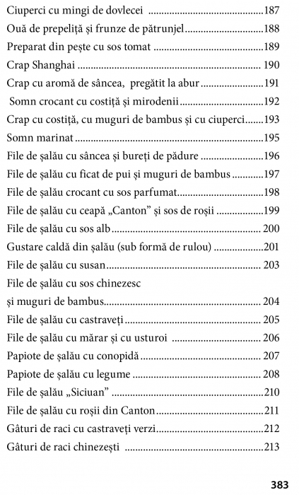Carte de bucate. Preparate din peste si retete traditionale chinezesti de Eugenia Iorgoaea, Emilian Strainu [8]