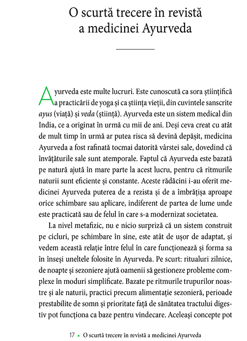 Cele sapte cai ale medicinei AYURVEDA de Sarah Kucera, DC, CAP [6]