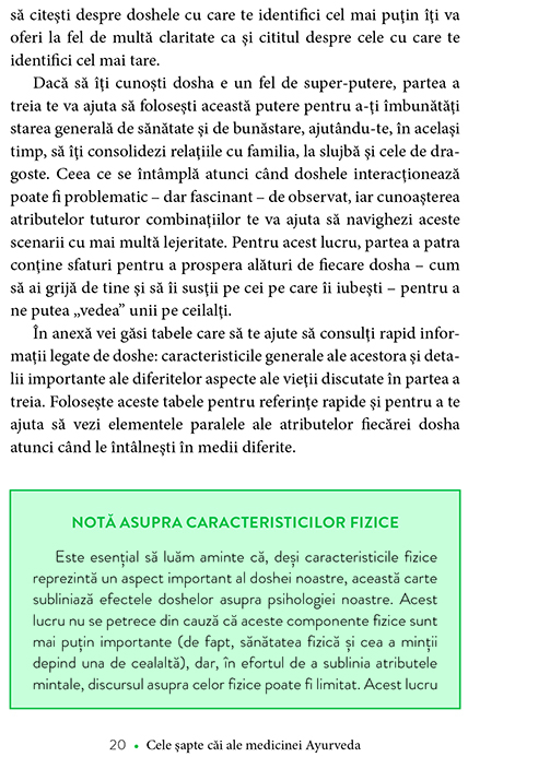 Cele sapte cai ale medicinei AYURVEDA de Sarah Kucera, DC, CAP [8]