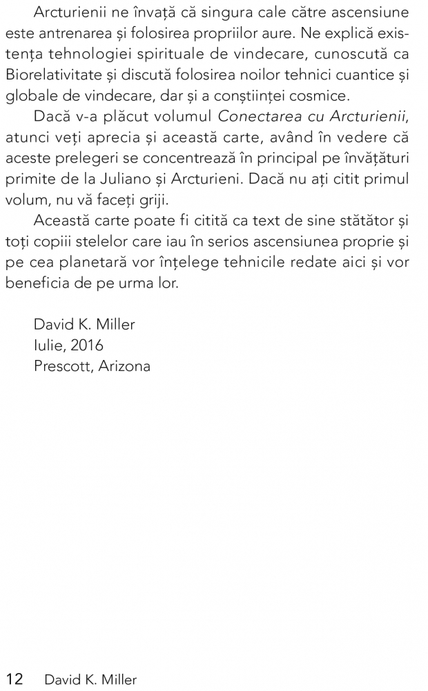 Conectarea cu Arcturienii. Volumul 2 de Canalizare prin David K. Miller [9]