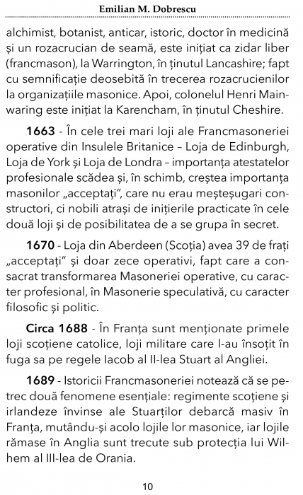 Cronologia Francmasoneriei Universale de Emilian M. Dobrescu [7]
