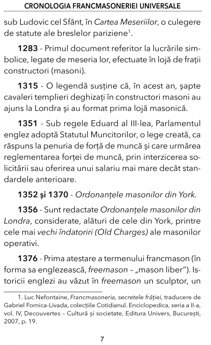Cronologia Francmasoneriei Universale de Emilian M. Dobrescu [4]