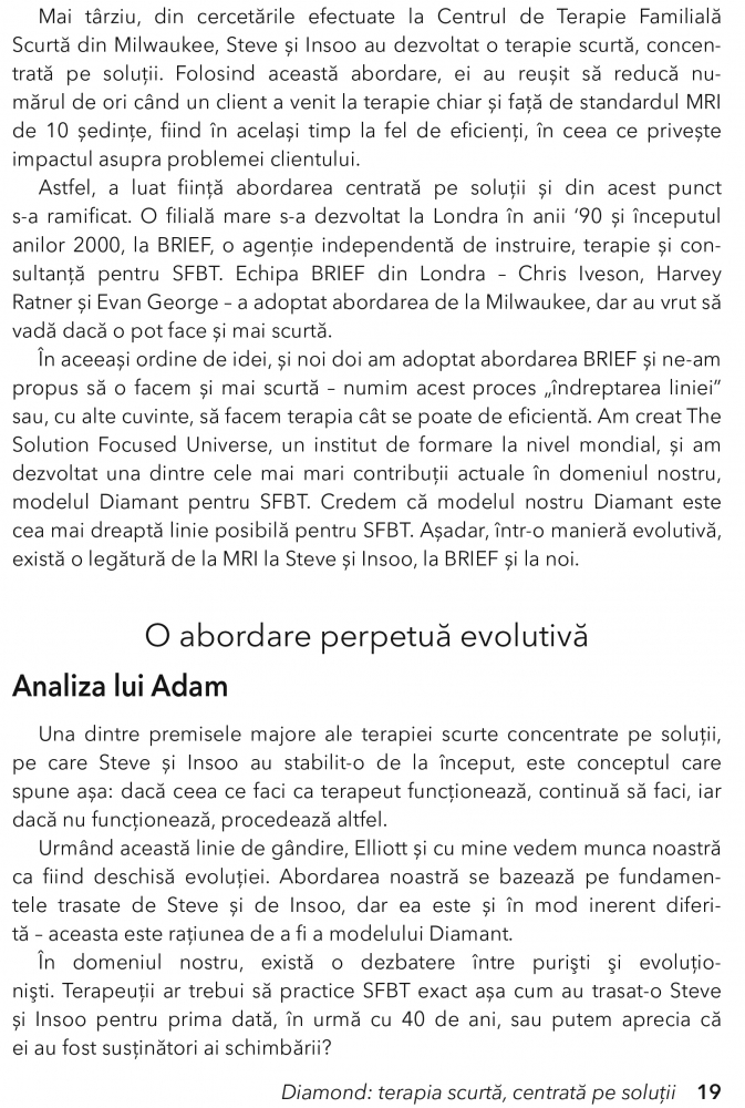 DIAMOND: Terapia scurta centrata pe solutii de Elliott E. Connie, Adam S. Froerer [11]