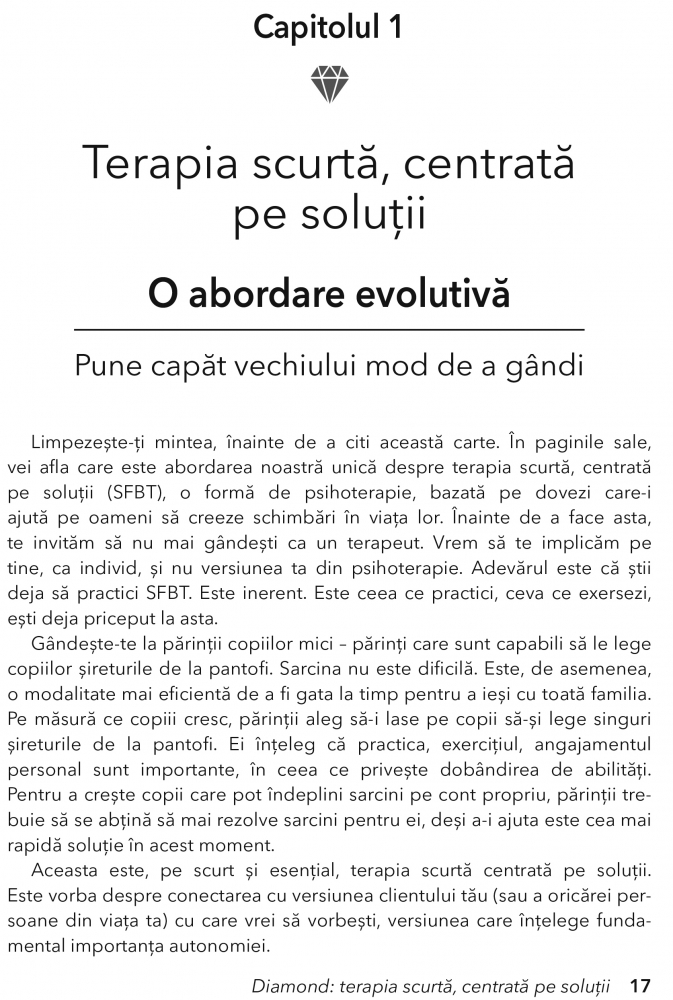 DIAMOND: Terapia scurta centrata pe solutii de Elliott E. Connie, Adam S. Froerer [9]