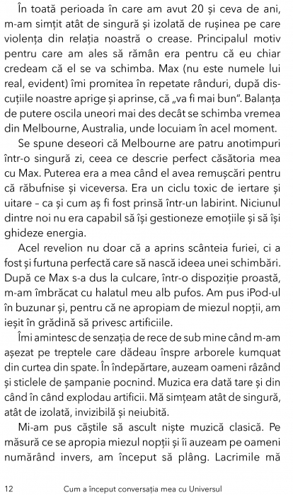 Draga Univers. 200 de mini-meditatii pentru manifestari instantanee de Sarah Prout [4]