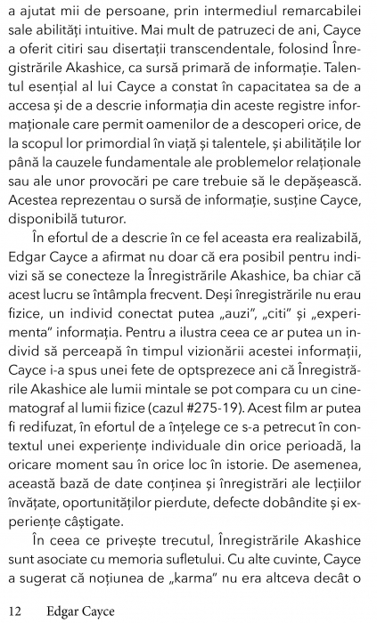 Edgar Cayce, Inregistrarile Akashice. Amprenta sufletului tau de Edgar Cayce [8]