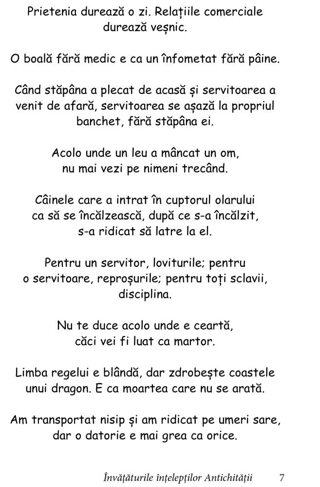 Invataturile inteleptilor Antichitatii de Editie ingrijita de Nicolae Constantinescu [3]