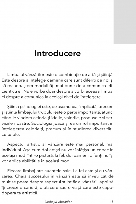 Limbajul vanzarilor de Andy Eilers si Tom Hopkins [10]