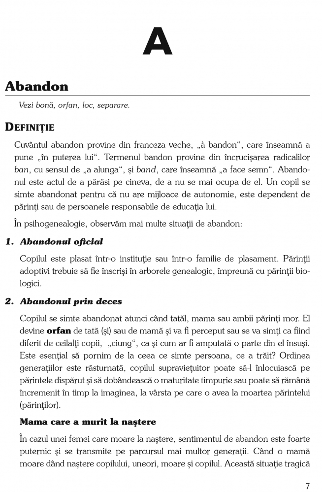 Marea carte a Psihogenealogiei. In miezul cuvintelor de la A la Z de Paola Del Castillo [3]