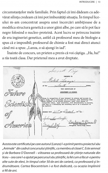Marele Design Biocentric. Cum viata creeaza realitatea de Robert Lanza [6]
