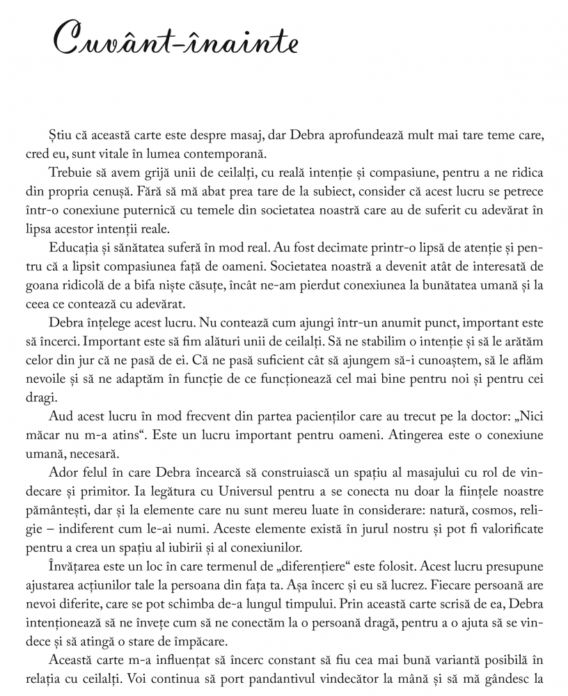 Masajul Sacru. Magia si ritualul atingerii linistitoare de Debra DeAngelo [7]
