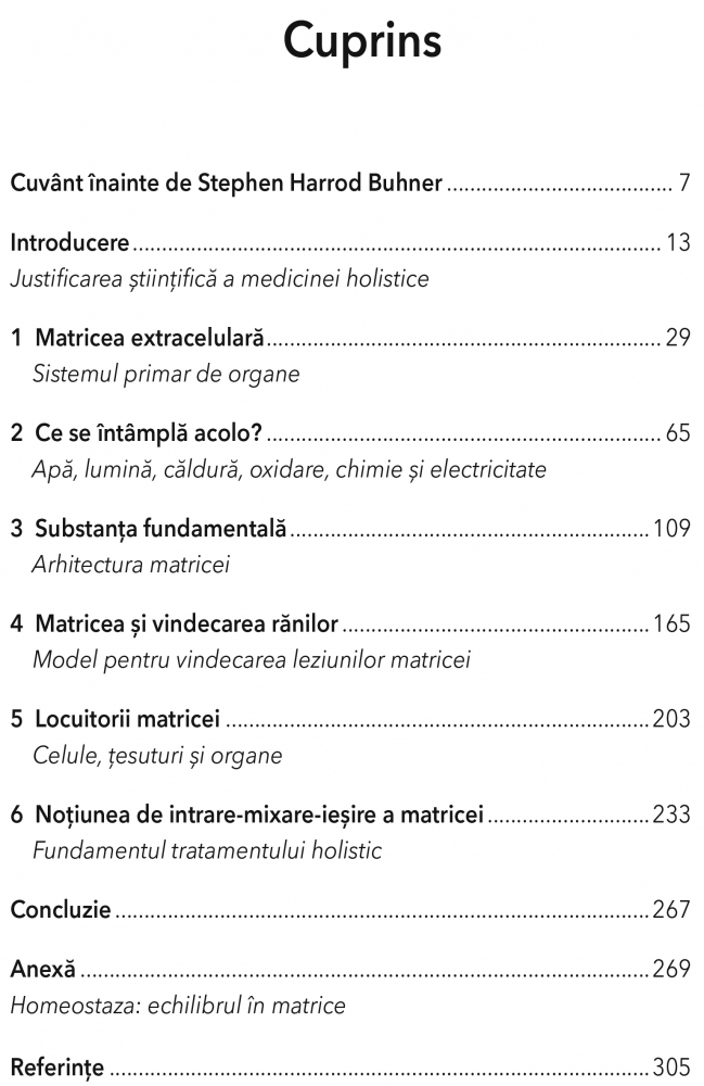 Medicina Holistica si Matricea Extracelulara de Matthew Wood [2]
