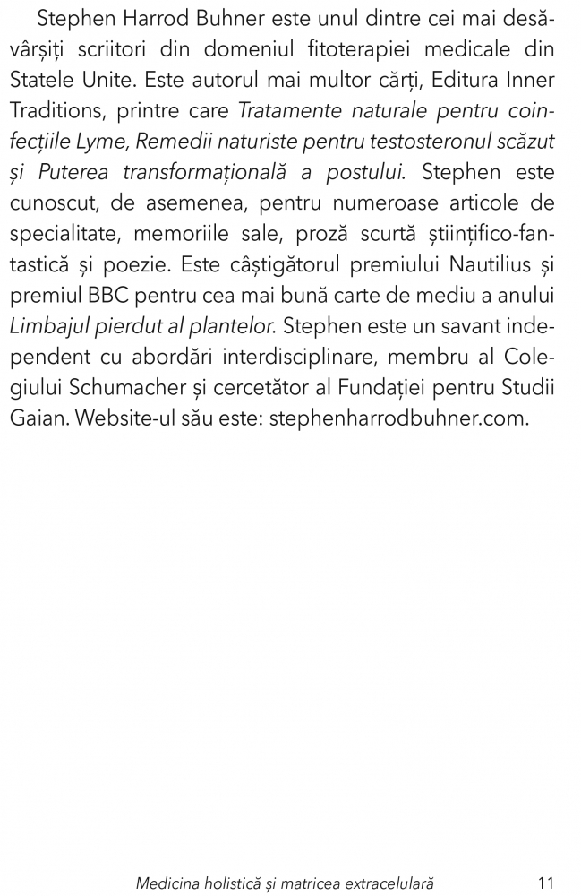 Medicina Holistica si Matricea Extracelulara de Matthew Wood [7]