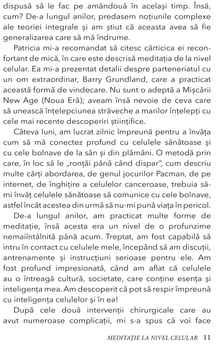 Meditatie la nivel Celular de Dr. Barry Grundland, Patricia Kay, M.A., CCH, CSD [6]