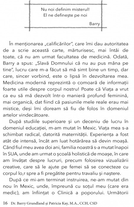 Meditatie la nivel Celular de Dr. Barry Grundland, Patricia Kay, M.A., CCH, CSD [10]