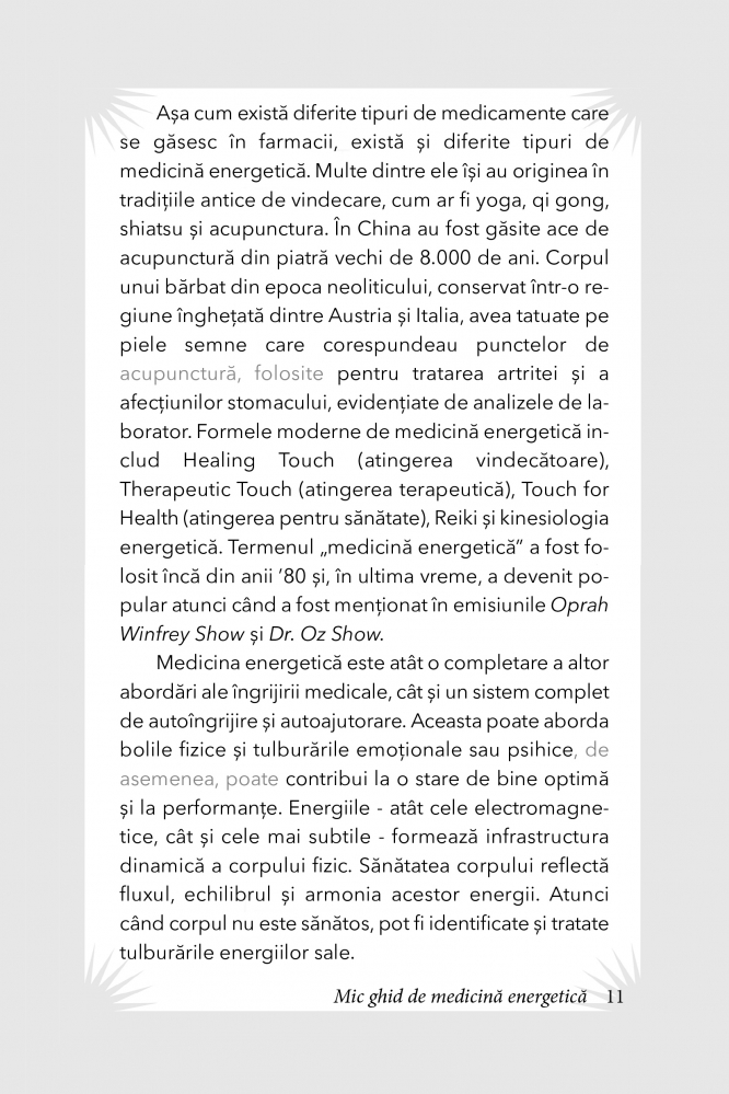 Mic ghid de Medicina Energetica de Donna Eden [6]