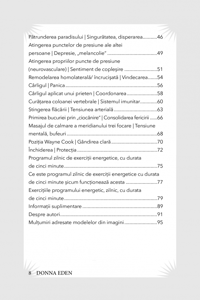 Mic ghid de Medicina Energetica de Donna Eden [3]