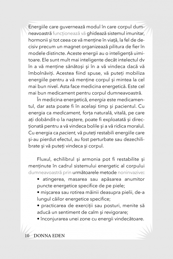 Mic ghid de Medicina Energetica de Donna Eden [5]