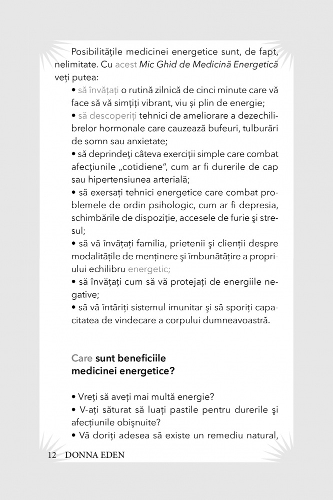 Mic ghid de Medicina Energetica de Donna Eden [7]