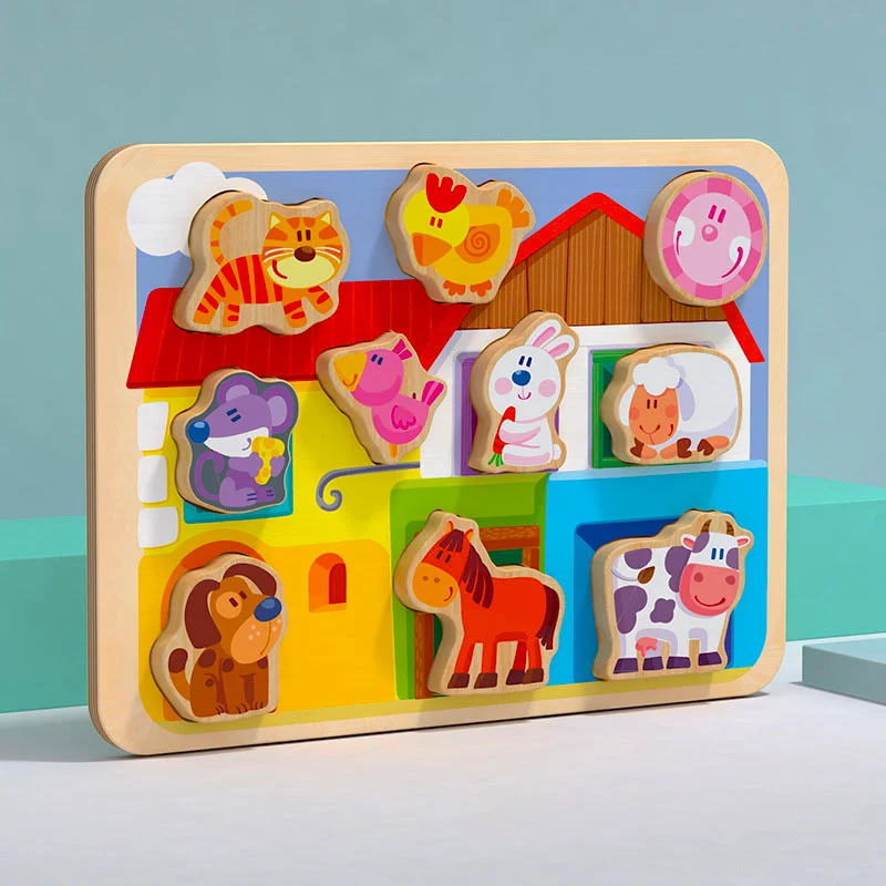 Puzzle animalele de la Ferma [1]