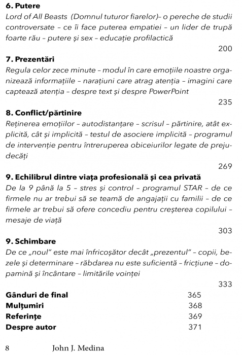 Regulile creierului pentru munca de John J. Medina [3]