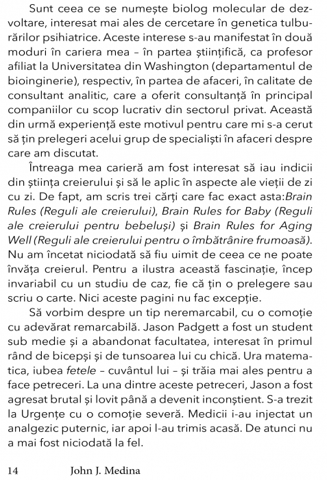 Regulile creierului pentru munca de John J. Medina [8]