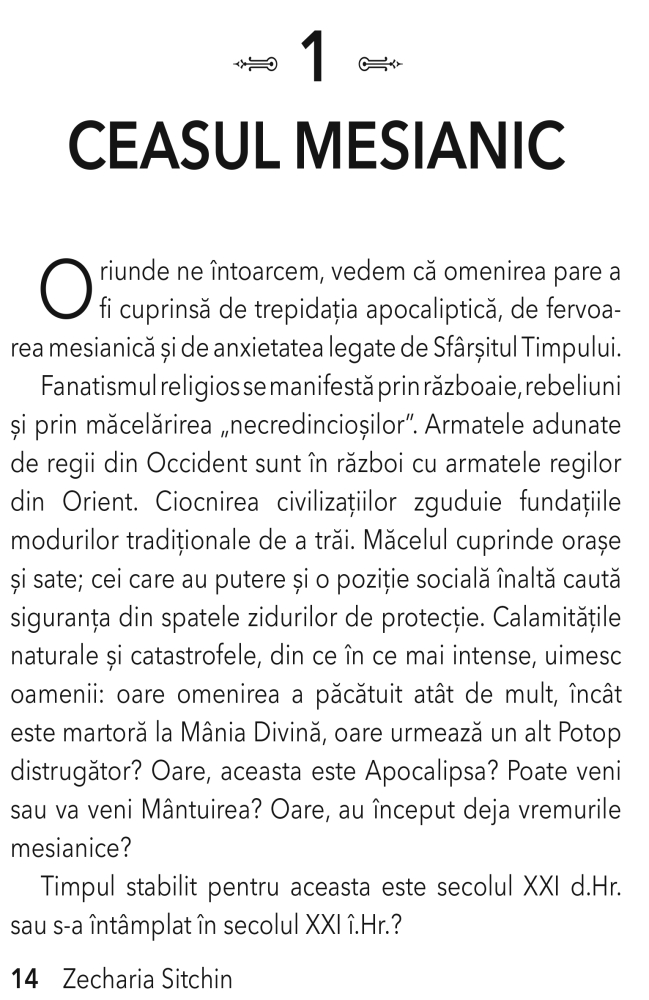 Sfarsitul zilelor. A saptea carte din ,, Cronicile Pamantului " de Zecharia Sitchin [6]