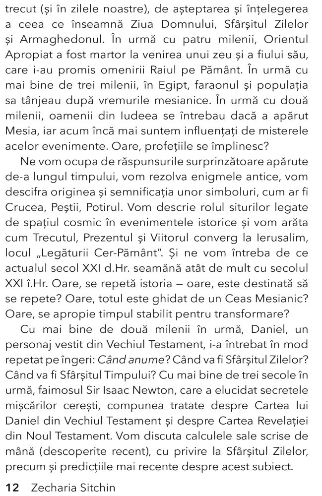 Sfarsitul zilelor. A saptea carte din ,, Cronicile Pamantului " de Zecharia Sitchin [4]