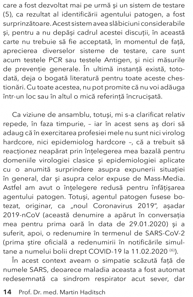 SPIKE. Vaccinare sau injectare de gene? de Prof. Dr. Med. Martin Haditsch [10]