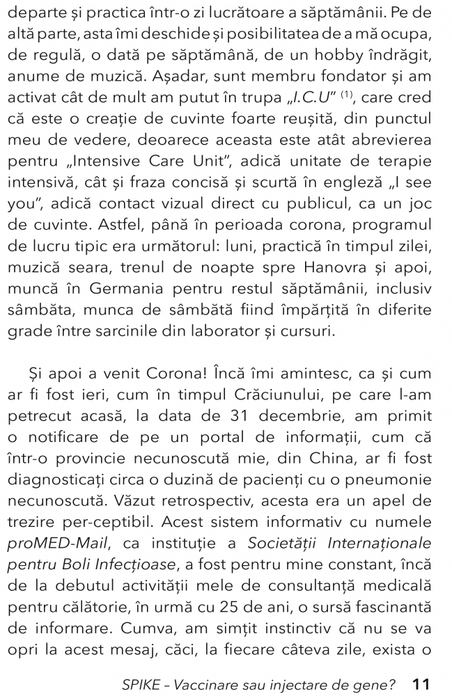 SPIKE. Vaccinare sau injectare de gene? de Prof. Dr. Med. Martin Haditsch [7]