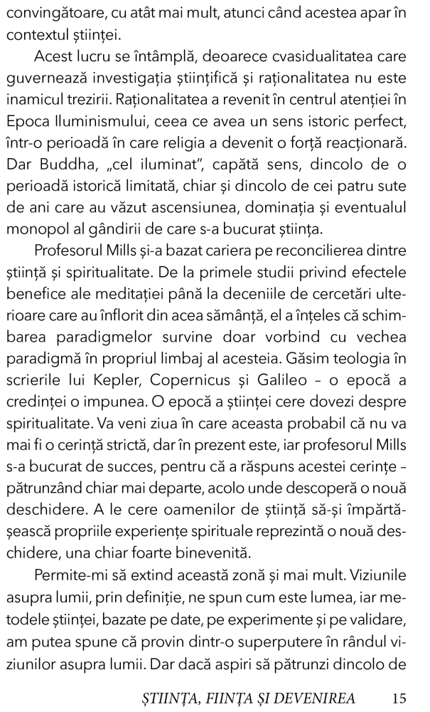 Stiinta, fiinta si devenirea de Paul J. Mills, Ph.D. [6]