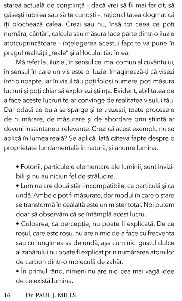 Stiinta, fiinta si devenirea de Paul J. Mills, Ph.D. [7]