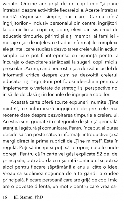 Stimularea puterii Creierului de Jill Stamm [10]