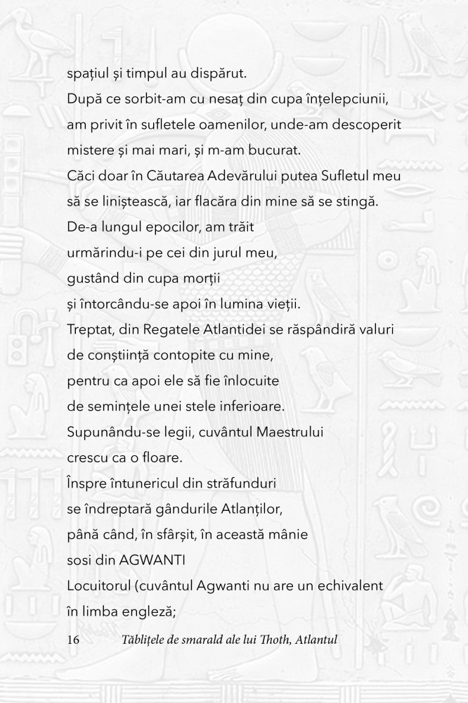 Tablitele de smarald ale lui Thoth, Atlantul [9]