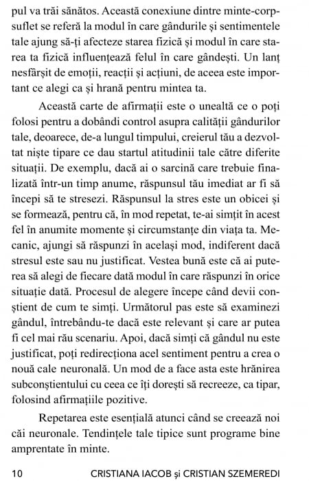 Topeste credintele limitative cu afirmatii pozitive de Cristiana Iacob [5]